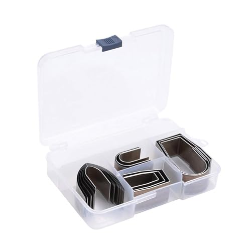 18 Pcs Halbe Runde Leder Stanzwerkzeug Hochleistungs Kohlenstoffstahl Leder Eckpuncher Ledercraft Eck Trimmwerkzeug Kohlenstoffstahllochhersteller von ANMITI