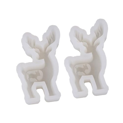 2pcs Rentier Silikon Kerzenform Für Kerzenseife Weihnachten Home Dekoration Lebensmittelqualität 2pcs Rentier Silikon Kerzenform Für Kerzenseife Weihnachten Home Dekoration Lebensmittelqualität von ANMITI