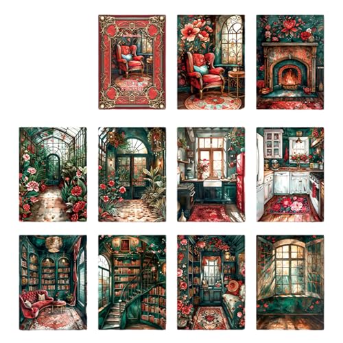 30pcs Retro Scrapbooking Dekoratives Papier Antike Textur Hintergrunddekoration Für Journal Fotoalbum Retro Aufkleber Set 30pcs Retro Scrapbooking Dekoratives Papier Antike Textur Hintergrunddekoration Für Journal Fotoalbum Retro Aufkleber Set von ANMITI