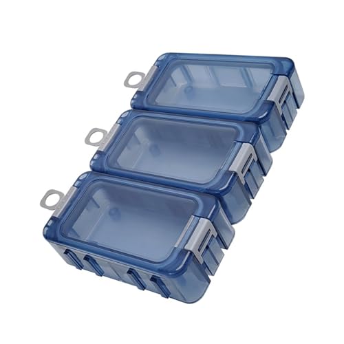 3pcs Tragbare Tackle Box Organisatoren Plastikfische Haken Künstliche Köder Aufbewahrung Leuchtend Fischendes Accessoire Fishing Accessoire Box von ANMITI