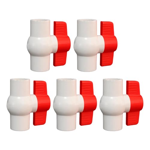5 Pack 2multipurpell Zoll PVC Runde Ventile T Wasserschaltventile Für Schwimmbad Und Bewässerungssysteme Wasserausschaltung 5 Pack 2multipurpell Zoll PVC Runde Ventile T Wasserschaltventile Für Schwimmbad Und Bewässerungssysteme Wasserausschaltung von ANMITI