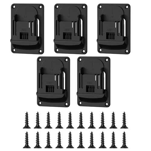 5pcs ABS Wandmontage Werkzeughalter Für 18 V Schnurgeräte Schnellinstallationssystem von ANMITI