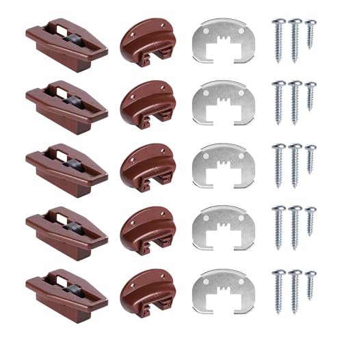 5pcs Kommodenschublade Objektträger Ersatz Kits Schubladen Objektträger Mit Metallrücken Und Schrauben Reparaturteile Mit Metalltrücken Und Schrauben 5pcs Kommodenschublade Objektträger Ersatz Kits Schubladen Objektträger Mit Metallrücken Und Schrauben Reparaturteile Mit Metalltrücken Und Schrauben von ANMITI