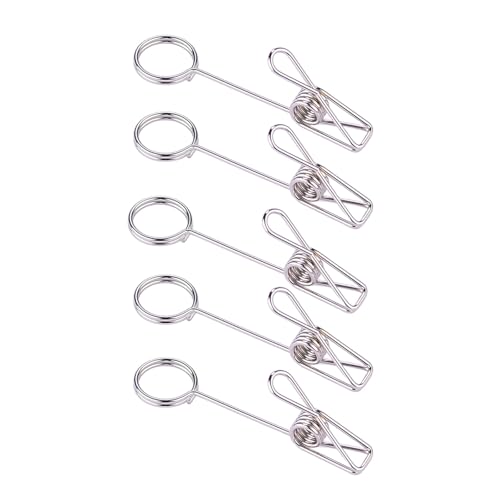 5pieces Doppelseitig Metal Kartenständer Mit Metal Clip Office Desktop Zubehör Für Effiziente Schreibtischverwaltung Doppelclip Name Kartenorganisator 5pieces Doppelseitig Metal Kartenständer Mit Metal Clip Office Desktop Zubehör Für Effiziente Schreibtischverwaltung Doppelclip Name Kartenorganisator von ANMITI