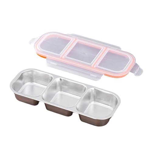 ANMITI 304 Edelstahl Lunchbox Mit Mehrkompartiment Design Lebensmittel Aufbewahrungsboxen Deckel Für Büroschule Picknick ANMITI 304 Edelstahl Lunchbox Mit Mehrkompartiment Design Lebensmittel Aufbewahrungsboxen Deckel Für Büroschule Picknick von ANMITI