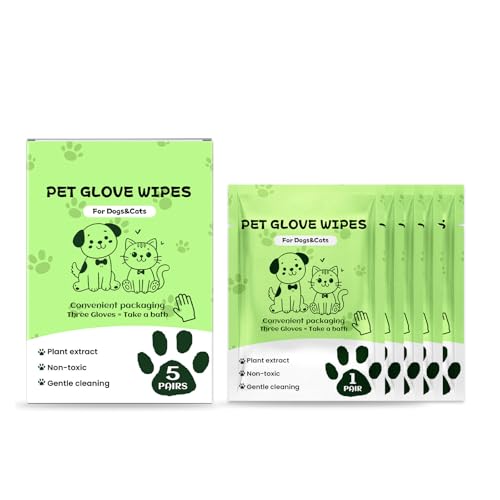 ANMITI 5 Paar Pet Bad Handschuhe Schweisch ANMITI 5 Paar Pet Bad Handschuhe Schweisch von ANMITI