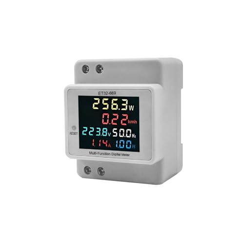 ANMITI Digitaler Einphasiger Energiezähler Tester Stromverbrauchsmonitor 40–300 0 V 100 A Amperemeter Leistungsvoltmeter Amperemeter Spannung ANMITI Digitaler Einphasiger Energiezähler Tester Stromverbrauchsmonitor 40–300 0 V 100 A Amperemeter Leistungsvoltmeter Amperemeter Spannung von ANMITI