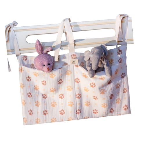 ANMITI Doppelschicht Baumwoll Aufbewahrungstasche Einfaches Spielzeug Hängen Für Babybett Doppelfonds Multifunktional Tragbare Kindergartenlagerung ANMITI Doppelschicht Baumwoll Aufbewahrungstasche Einfaches Spielzeug Hängen Für Babybett Doppelfonds Multifunktional Tragbare Kindergartenlagerung von ANMITI