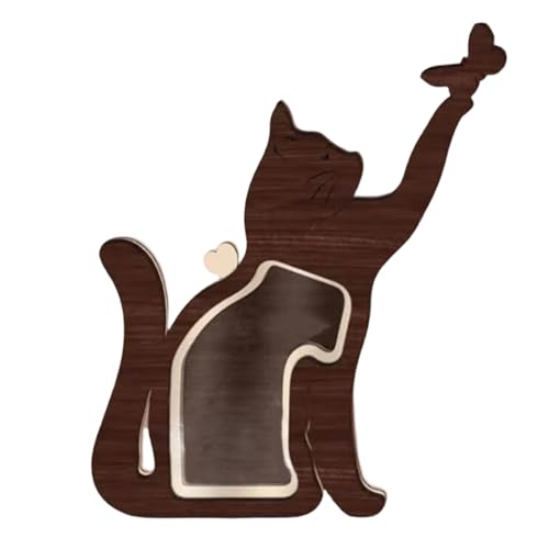 ANMITI Handgefertigte Hölzerne Haustier Gedenkbox Pet Fell Pelz Display Hülle Personalisierung Name Schreiben Für Home Desktop Dekoration Geschenkfell Gedenkschachtel von ANMITI