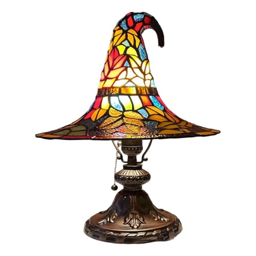 ANMITI Leuchtende Hexenhut Lampe Hexenhut Nacht Licht Harzbetten Nachtleuchte Lampe Für Kinderzimmer Schlafzimmer Dekoration Themenzimmer Dekoration von ANMITI