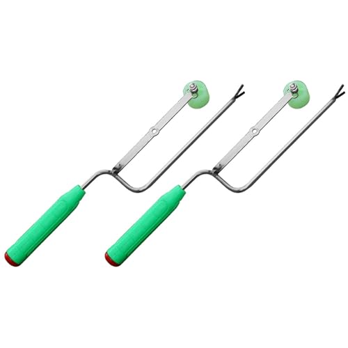 ANMITI Packung Mit 2 Eisernen Süßkartoffeltransplantationswerkzeugen Mit Ergonomischen Griffen Und Glatten Rädern Die Für Effiziente Pflanzung Von Kartoffelpflanzgeräten Geeignet Sind von ANMITI