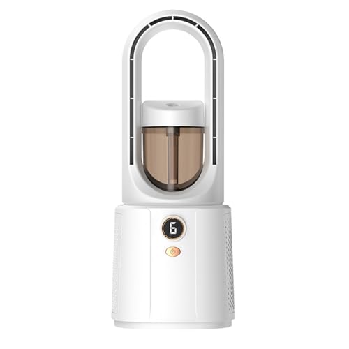 ANMITI Tragbarer Luftkühlungslüfter 6-Gang USB Nebel Mit LED Licht Für Home Office Schlafzimmer Schreibtisch Outdoor Desktop Lüfter von ANMITI