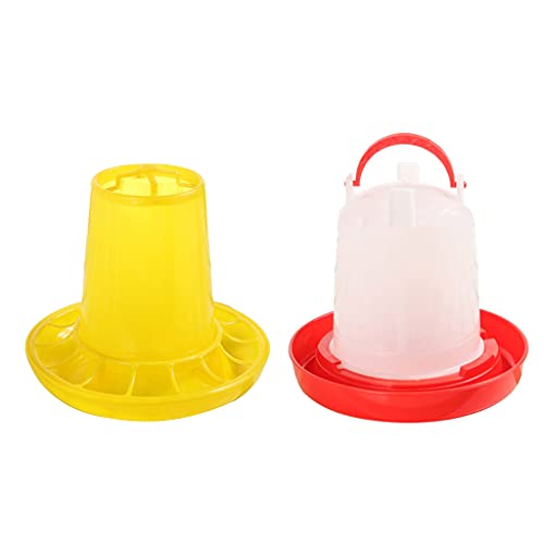 Chick Waterer Und Feeder Automatic Kleine Geflügelwassertrinker Lebensmittelspender 1 Kg/2 2 Lbs Große Lagerkapazität Baby Chick Waterer Und Feeder Broodter Chick Waterer Und Feeder Automatic Kleine Geflügelwassertrinker Lebensmittelspender 1 Kg/2 2 Lbs Große Lagerkapazität Baby Chick Waterer Und Feeder Broodter von ANMITI
