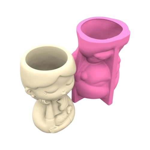 Dekorative Silikonform Für Handgefertigte Pflanzer Zementharz Girl Form Accessoire Blumentöpfe Herstellung Künstlerischer Sukkulenten Topf Silikonform Dekorative Silikonform Für Handgefertigte Pflanzer Zementharz Girl Form Accessoire Blumentöpfe Herstellung Künstlerischer Sukkulenten Topf Silikonform von ANMITI