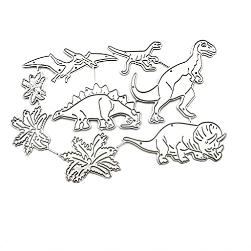 ANMITI Dinosaurier Metall Schneidstirme Stender Schablone Scrapbooking Album Paper Card Vorlage Form Präge Basteln Dekoration Dinosaurier Prägienform von ANMITI