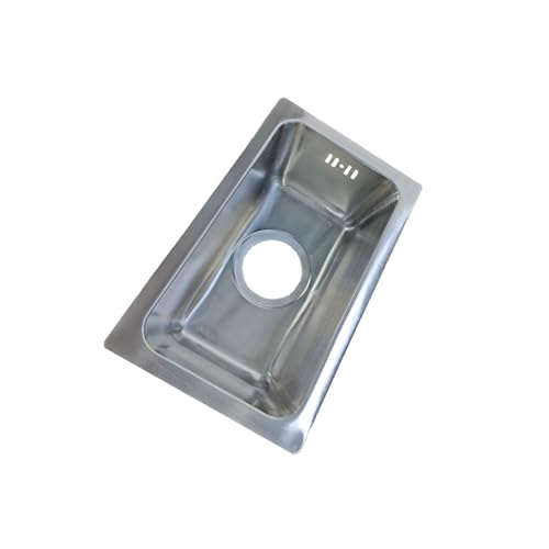 Edelstähle Quadrat Küchenspüle Einer Schüssel Gericht Waschspüle Balkon Waschbecken Küche Geschirrspülbecken Balkon Pool Quadrat von ANMITI