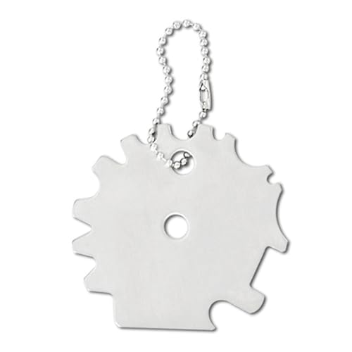 Edelstahl BBQ Grate Cleaner Scrubber Hanging Chain Design Heavy Duty Grills Scrapers Für Hartnäckige Fettentfernung Keine Kratzergrillbürste Für Edelstahl von ANMITI