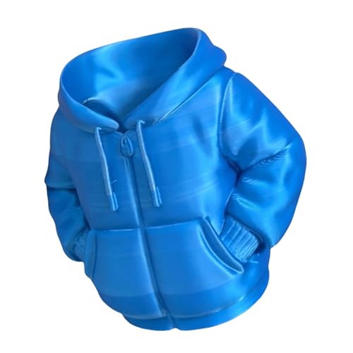 Elegante Dekorative Vasen Display Für Künstliche Lustige Down Jackets Form Stifthalter Cup Töpfe Geschenk Für Kunstliebhaber Down Jackets Blumentopf von ANMITI