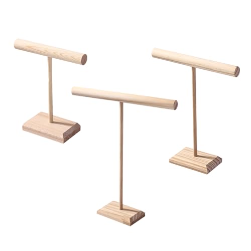 Elegantes Holzbasis Armbandstand Lagerhalter Für Armreifen Uhren Und Haarbänder Stilvoller Schmuck Display Rack Holzschmuck Ausstellungsständer von ANMITI