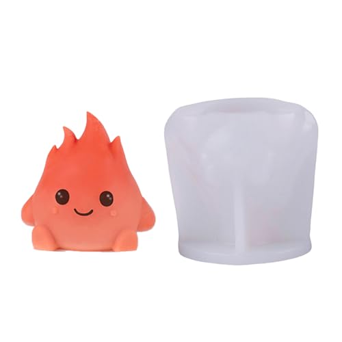 Flammform Silikonformen Für Epoxidharzkerzenseife Flamme Fondant Silikonform Schokolade Für Kuchen Backen Einzigartiger Tonhandwerk von ANMITI
