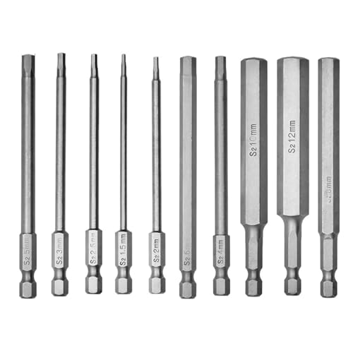 Head Allenwrench Bohrer Bit Set Long Alenscrewdriver Magnet Taste Schraubendreher Sockbit Schraubendreher von ANMITI