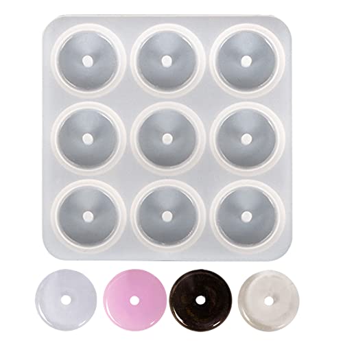 Hohlround Silikonform Epoxidharz Gussform Schimmel BRAUMMITION JADE Pendellform Handgemachtes Schmuck Werkzeug Epoxidharz Schimmel von ANMITI