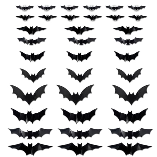 Leuchtender Fledermausaufkleber Mit LED Light Light Adhäsive PVC Wandtattoos Beleuchtetes Fenster Klammer Leuchtender Fledermausaufkleber Mit LED Light Light Adhäsive PVC Wandtattoos Beleuchtetes Fenster Klammer von ANMITI