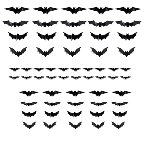 Leuchtender Fledermausaufkleber Mit LED Light Light Adhäsive PVC Wandtattoos Beleuchtetes Fenster Klammer Leuchtender Fledermausaufkleber Mit LED Light Light Adhäsive PVC Wandtattoos Beleuchtetes Fenster Klammer von ANMITI