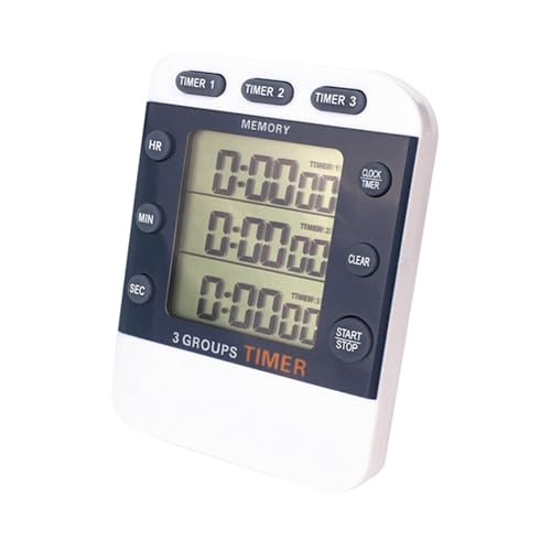 Pocket Timer Digital Kitchen Cooking 3 Kanal Simultane Timing Count Up Up/Down Mit Magnet Und Rücken Clip Zeitmanagement Tool Pocket Timer Digital Kitchen Cooking 3 Kanal Simultane Timing Count Up Up/Down Mit Magnet Und Rücken Clip Zeitmanagement Tool von ANMITI