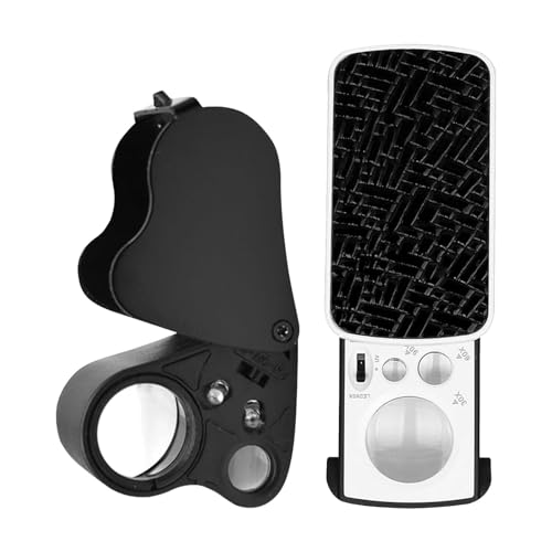 Set Von 2 Edelsteinen Inspection Loupes Taschengröße Vergrößerungen Glas Für Diamanten Und Schmuckuntersuchungen Hochleistungsvergrößerung Set Von 2 Edelsteinen Inspection Loupes Taschengröße Vergrößerungen Glas Für Diamanten Und Schmuckuntersuchungen Hochleistungsvergrößerung von ANMITI
