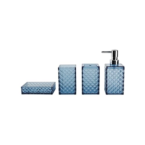 Set Von 4 Diamonds Grids Muster Badezimmerzubehör Bruchsistente Plastikorganisatoren Für Eitelkeitsbadewanne Gebiet Moderne Diamonds Gitter Badezimmerzubehör Set Von 4 Diamonds Grids Muster Badezimmerzubehör Bruchsistente Plastikorganisatoren Für Eitelkeitsbadewanne Gebiet Moderne Diamonds Gitter Badezimmerzubehör von ANMITI