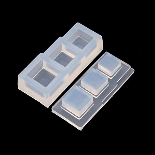 Silikon Runde Ovale Quadratformharz Epoxidform Ellipsen Formen Anhängerguss Für UV Schmuck Werkzeug Silikonformen Für Epoxy Kit von ANMITI