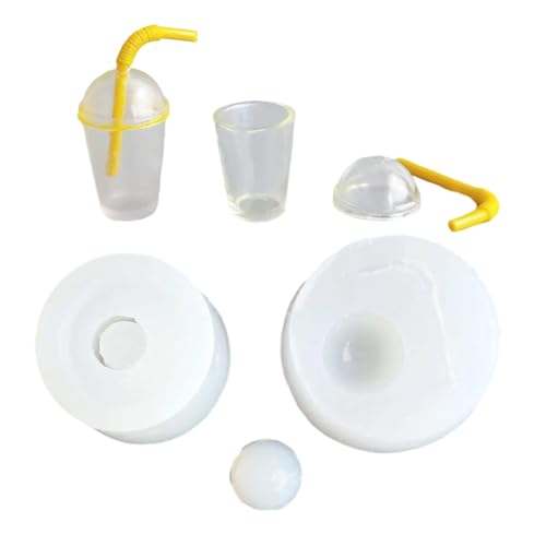 Silikonblasen Teas Tasse Form Detaillierte Harzkunstbedarf Miniatur Getränkezubehör Crafting Tool Set Blasen Tees Tasse Strohform Silikonblasen Teas Tasse Form Detaillierte Harzkunstbedarf Miniatur Getränkezubehör Crafting Tool Set Blasen Tees Tasse Strohform von ANMITI