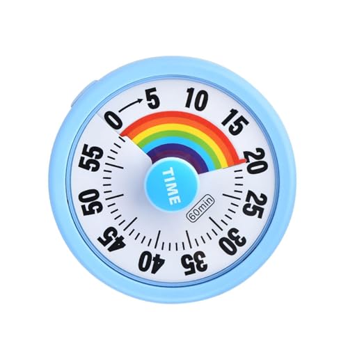 Visual Timer Rotary Control 60-minütiger Countdown Wecker Für Küchenklassenzimmer Und Bürozeitmanagement Tool Multi Zweck Visueller Timer von ANMITI