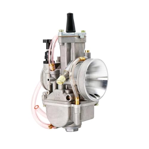 ANNAKETZPW Vergaser Für OKO 2T 4T Motorrad Carb Für Dirt Bike Pit Bike Scooter PWK 21 24 26 28 30 32 34mm Mit Power Jet Vergaser Kraftstofffilter(32mm) von ANNAKETZPW