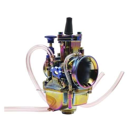 ANNAKETZPW Vergaser PWK Vergaser Motorrad 4T Motor Roller Dirt Bike ATV 21 24 26 28 30 32 34mm Mit Power Jet Racing Moto Kraftstofffilter(21mm) von ANNAKETZPW