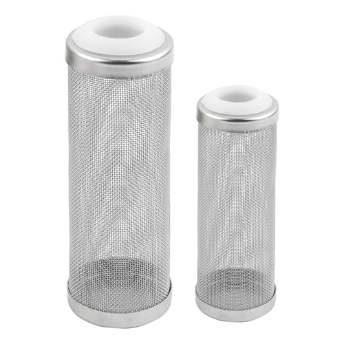 ANNASAMDO 2 Stück Aquarium Außenfilter Filterschutz, Garnelen Aquarium Aussenfilter Edelstahlfilter Aquarium Zubehör für Schutz Fisch Garnele, 16mm + 12mm ANNASAMDO 2 Stück Aquarium Außenfilter Filterschutz, Garnelen Aquarium Aussenfilter Edelstahlfilter Aquarium Zubehör für Schutz Fisch Garnele, 16mm + 12mm von ANNASAMDO