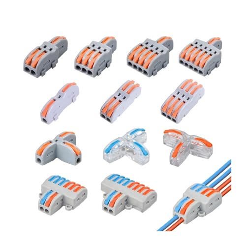 ANNBCDL 1/5/10 PCS 1 In Mehrere Out Schnelle Elektrische Anschlüsse Kompakte Splitter Verdrahtung Kabel Stecker Push-in Terminal Block(M2-1,1PCS) von ANNBCDL