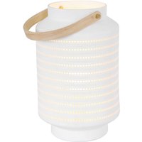 Anne Light And Home - Tischlampe Porcelain - Schwarz - 3058W - Weiss & Schwarz von ANNE LIGHT AND HOME