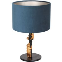 Tischlampe Anne Light And Home Animaux - Schwarz - 8236ZW - Blau & Schwarz von ANNE LIGHT AND HOME
