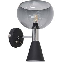 Wandleuchte Wandstrahler Wandlampe Treppenhauslampe schwarz Flurleuchte h 35 cm von STEINHAUER