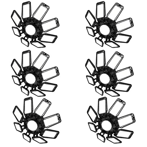 ANNIFUNLYLED Garagenlampe Led 210W - 6 Stück 21000lm Werkstattlampe Garagenbeleuchtung 6500K Verformbare Deckenlampe mit 8 Panel, E26/E27 Kellerlampe Bay Licht für Geschäft Werkstatt Scheune Lager ANNIFUNLYLED Garagenlampe Led 210W - 6 Stück 21000lm Werkstattlampe Garagenbeleuchtung 6500K Verformbare Deckenlampe mit 8 Panel, E26/E27 Kellerlampe Bay Licht für Geschäft Werkstatt Scheune Lager von ANNIFUNLY