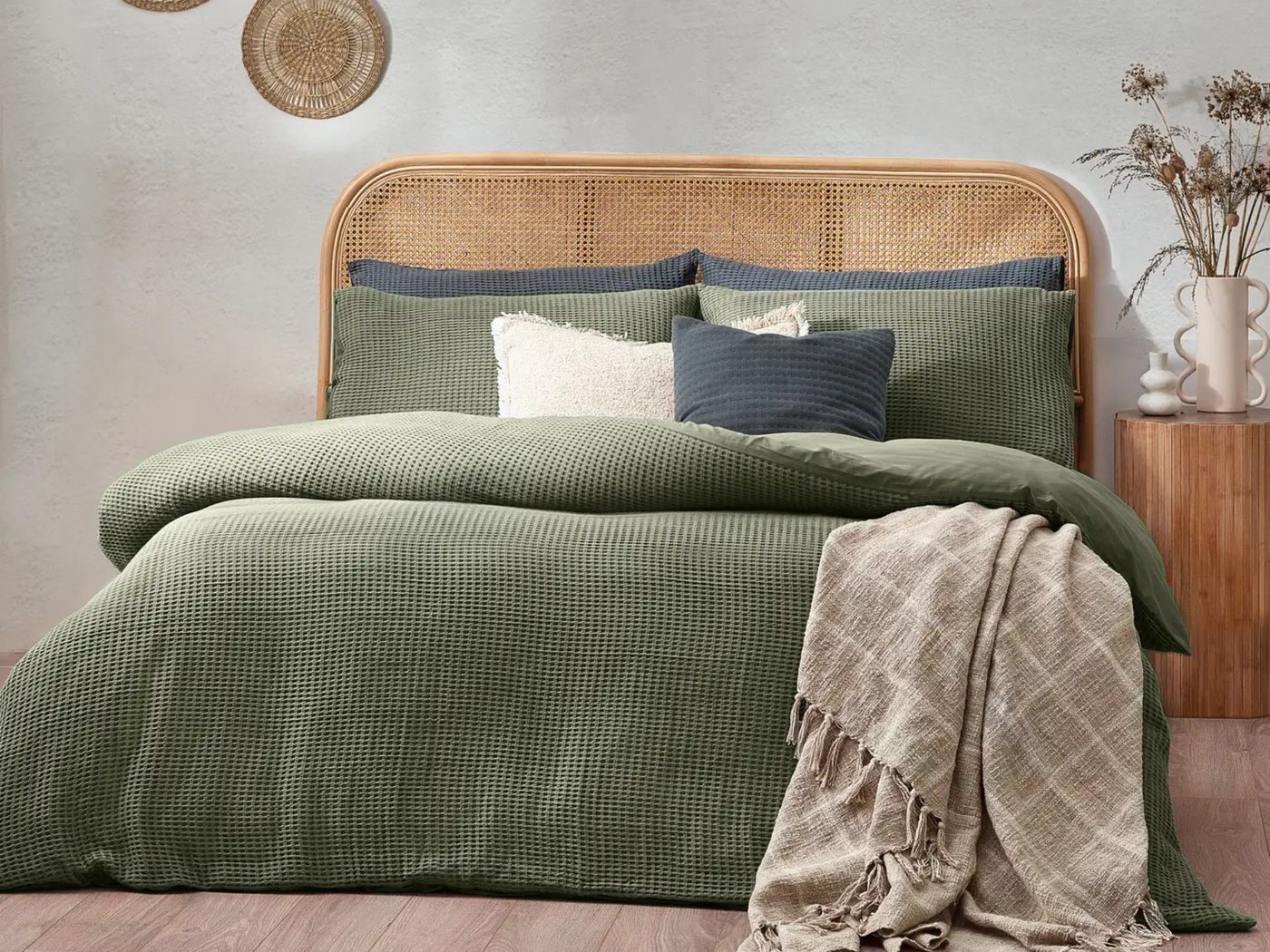 ANNIS Fashion & Accessoires Bettwäsche "CHUNKY WAFFLE", Baumwolle, 2 teilig, NEU, Waffelstruktur ANNIS Fashion & Accessoires Bettwäsche "CHUNKY WAFFLE", Baumwolle, 2 teilig, NEU, Waffelstruktur von ANNIS Fashion & Accessoires