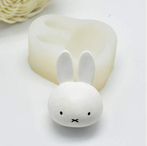 ANNIUP Miffy Kaninchen Hase Kuchenform Backform Silikon Form 3D Fondant Schokolade Silikonform Gebäck Dekoration Werkzeuge DIY Kuchen Küche Backen Form von ANNIUP