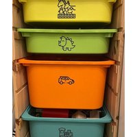 Aufkleber | Ordnungsboxen Im Kinderzimmer|Spielbox Organisation|Spielzeugaufbewahrung Sticker|Montessori Fysse Trofast Dröna Ikea von ANNKARde