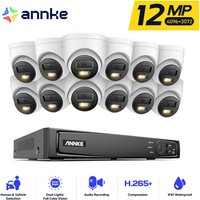 Annke - 12MP PoE Überwachungskamerasystem Außen,12 x 12MP Tower Kameras PoE ip Farbnachtsicht,24/7 Aufzeichnung von ANNKE
