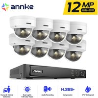 12MP PoE Videoüberwachungsset Außen,8 x 12MP Dome Kameras PoE ip Farbnachtsicht,24/7 Videoüberwachung - Annke 12MP PoE Videoüberwachungsset Außen,8 x 12MP Dome Kameras PoE ip Farbnachtsicht,24/7 Videoüberwachung - Annke von ANNKE