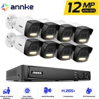 12MP cctv Überwachungskamera System Smart Dual Light Motion Detection Nachtsicht Videoüberwachungssets 8Kamera - Annke von ANNKE