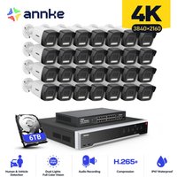 32 Kanal Überwachungskamera Aussen Set mit 28 PoE ip Kamera Nachtsicht, Bewegungserkennung, IP67,6TB hdd - Annke 32 Kanal Überwachungskamera Aussen Set mit 28 PoE ip Kamera Nachtsicht, Bewegungserkennung, IP67,6TB hdd - Annke von ANNKE