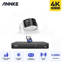 4K PoE Überwachungskamera Set 4K Kamera Panorama 180° Doppelobjektiv 2 Wege Audio Videoüberwachungssets 1TB - Annke 4K PoE Überwachungskamera Set 4K Kamera Panorama 180° Doppelobjektiv 2 Wege Audio Videoüberwachungssets 1TB - Annke von ANNKE